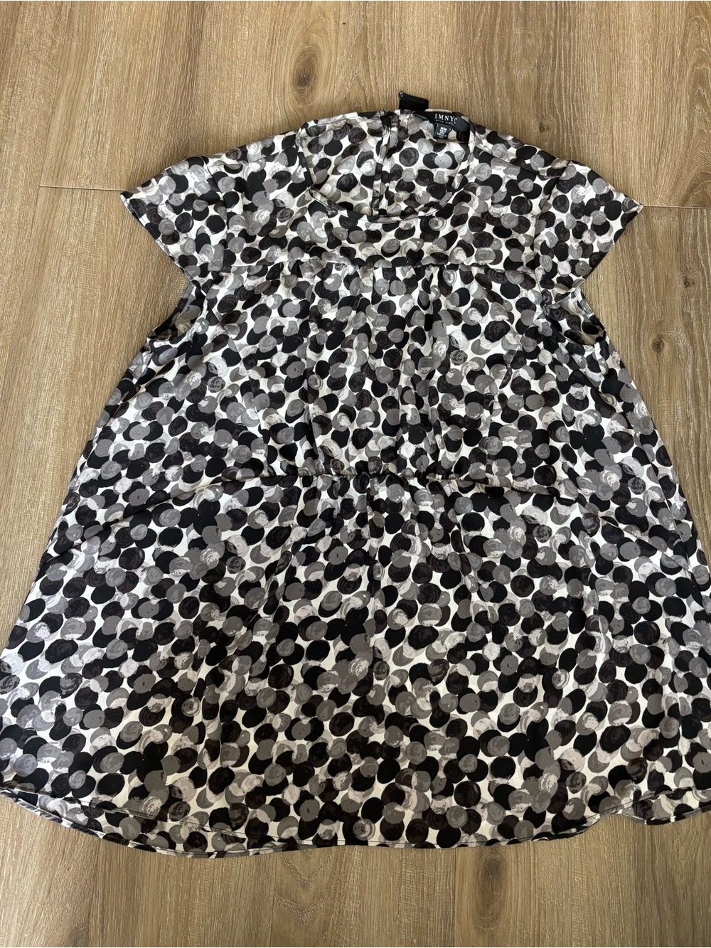 Isaac Mizrahi Black & White Polka Dot Girls' Dress